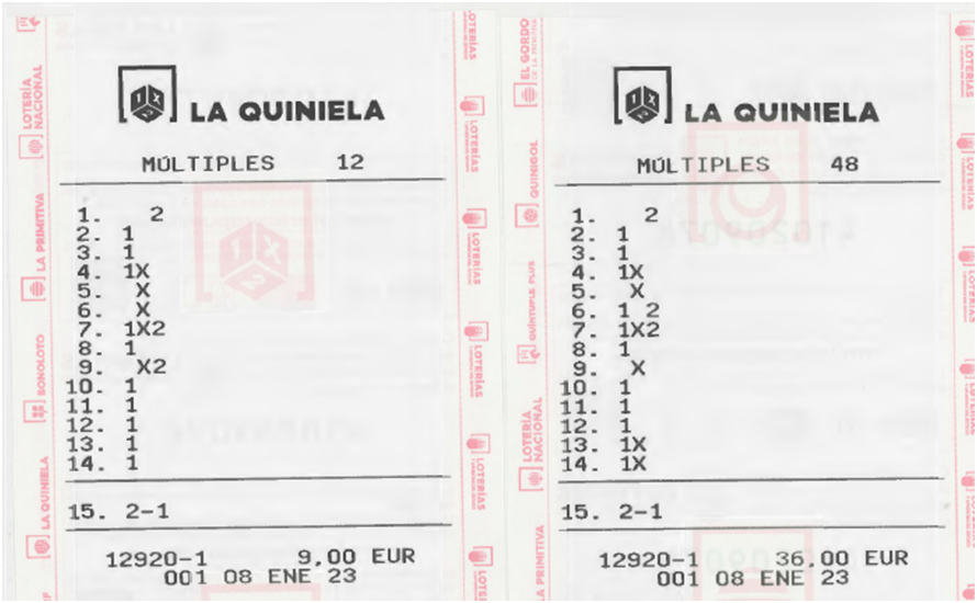 Quiniela jornada 33 2023
